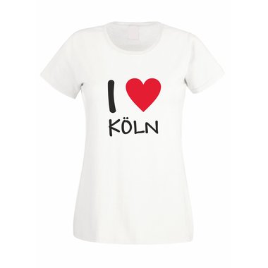 Damen T-Shirt - I Love Kln