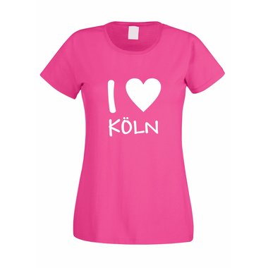 Damen T-Shirt - I Love Kln