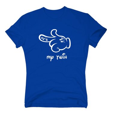 Herren T-Shirt - Mrchen Hand - Hes my twin