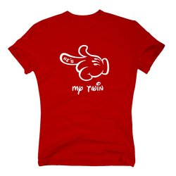 Herren T-Shirt - M�rchen Hand - He�s my twin