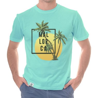 Herren T-Shirt - Mallorca Palmen und Sonne