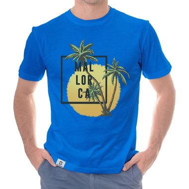 Herren T-Shirt - Mallorca Palmen und Sonne