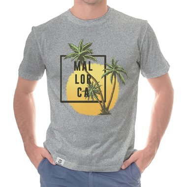 Herren T-Shirt - Mallorca Palmen und Sonne