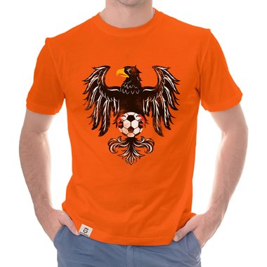 Herren T-Shirt - WM EM - Bundesadler mit Fußball