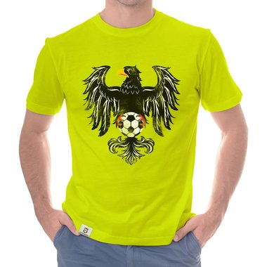 Herren T-Shirt - WM - Bundesadler weiss-schwarz 5XL