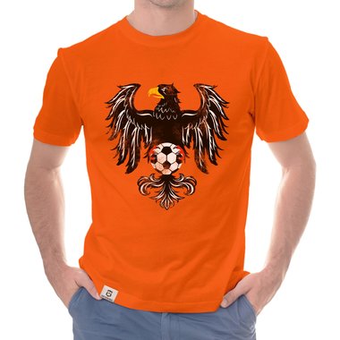 Herren T-Shirt - WM - Bundesadler weiss-schwarz 5XL