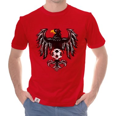 Herren T-Shirt - WM - Bundesadler weiss-schwarz 5XL