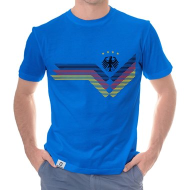 Herren T-Shirt - Deutschland WM dunkelgrau-weiss S