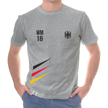 Herren T-Shirt - Deutschland Pfeile mit Wunschnummer