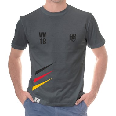 Herren T-Shirt - Deutschland Pfeile mit Wunschnummer