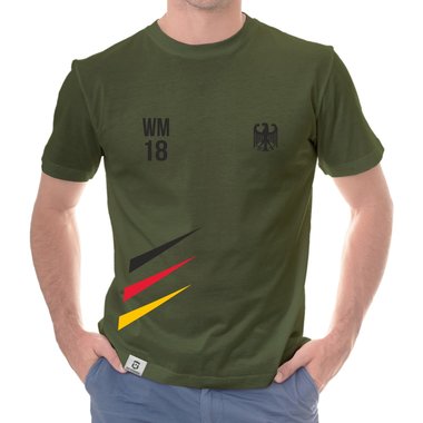 Herren T-Shirt - Deutschland Pfeile mit Wunschnummer