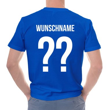 Herren T-Shirt - Deutschland Pfeile mit Wunschnummer weiss-schwarz 5XL