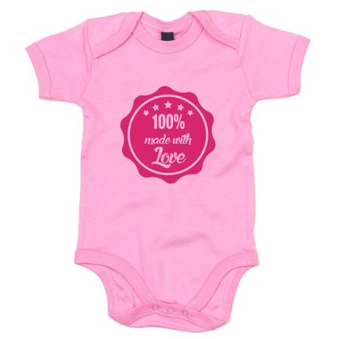Baby Body - 100% Made with love dunkelblau-cyan 50-62