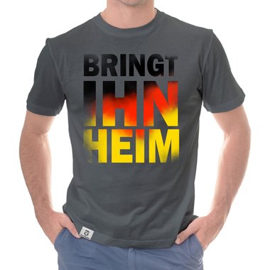 Herren T-Shirt - Fußball WM EM - Bringt ihn heim