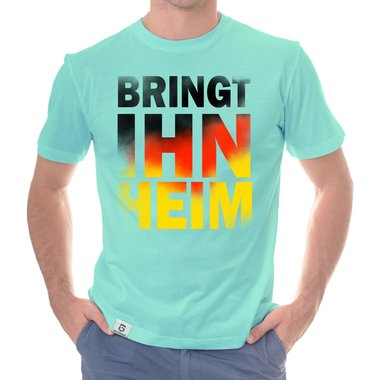 Herren T-Shirt - WM - Bringt ihn heim dunkelgrau S
