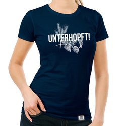 Damen T-Shirt - Unterhopft!