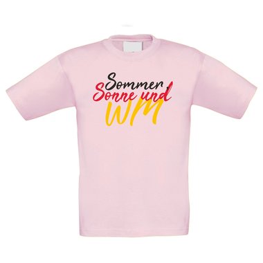Kinder T-Shirt - Sommer, Sonne und WM