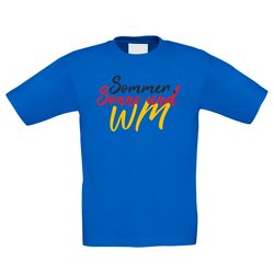 Kinder T-Shirt - Sommer, Sonne und WM