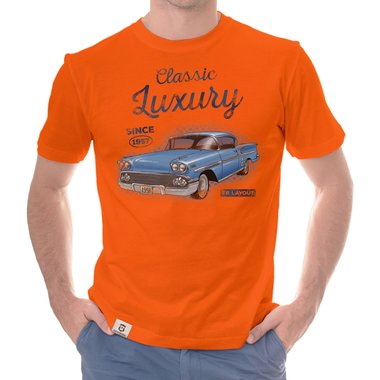 Herren T-Shirt - Classic Luxury - Since 1957 weiss-t�rkis 5XL