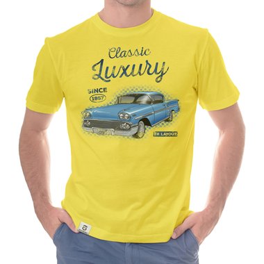 Herren T-Shirt - Classic Luxury - Since 1957 weiss-t�rkis 5XL