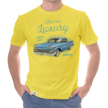 Herren T-Shirt - Classic Luxury - Since 1957 weiss-t�rkis 5XL