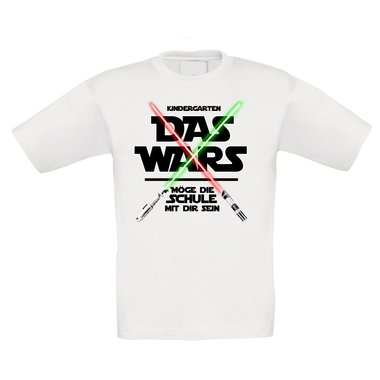 Kinder T-Shirt - Kindergarten - Das Wars - Mge die Schule mit dir sein