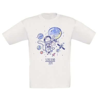 Kinder T-Shirt - Astronaut - Schulkind 2019