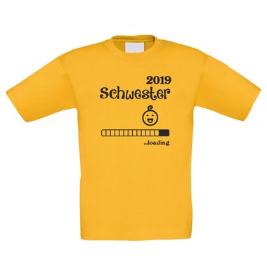 Kinder T-Shirt - Schwester 2019 loading