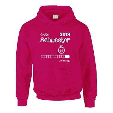 Kinder Hoodie - Groe Schwester 2019 loading