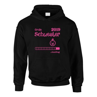 Kinder Hoodie - Groe Schwester 2019 loading