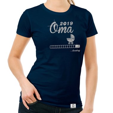 Damen Glitzer T-Shirt - Oma loading 2019