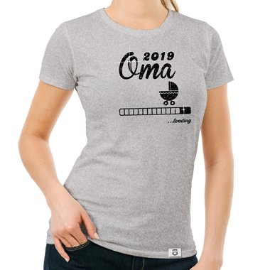 Damen Glitzer T-Shirt - Oma loading 2019