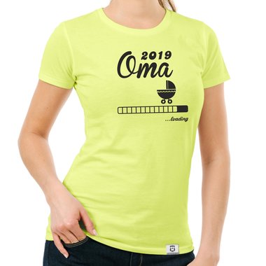 Damen Glitzer T-Shirt - Oma loading 2019