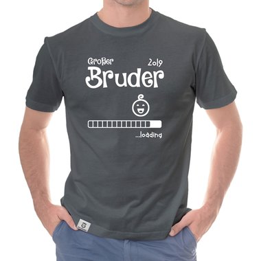 Herren T-Shirt - Groer Bruder 2019 loading dunkelblau-cyan S
