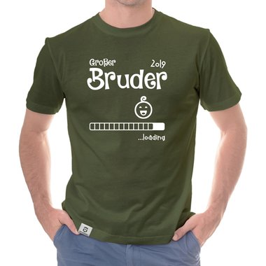Herren T-Shirt - Groer Bruder 2019 loading dunkelblau-cyan S