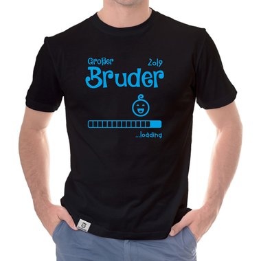 Herren T-Shirt - Groer Bruder 2019 loading weiss-schwarz 5XL