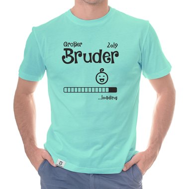 Herren T-Shirt - Groer Bruder 2019 loading weiss-schwarz 5XL