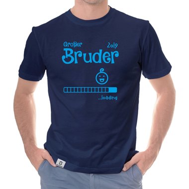 Herren T-Shirt - Groer Bruder 2019 loading weiss-schwarz 5XL