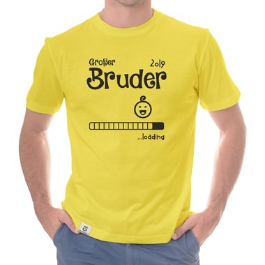 Herren T-Shirt - Groer Bruder 2019 loading weiss-schwarz 5XL