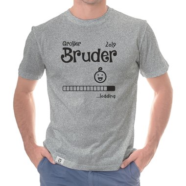 Herren T-Shirt - Groer Bruder 2019 loading weiss-schwarz 5XL