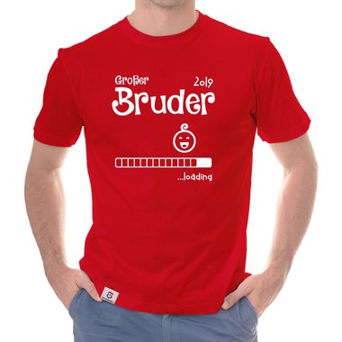 Herren T-Shirt - Groer Bruder 2019 loading weiss-schwarz 5XL