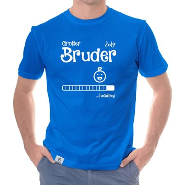 Herren T-Shirt - Groer Bruder 2019 loading weiss-schwarz 5XL