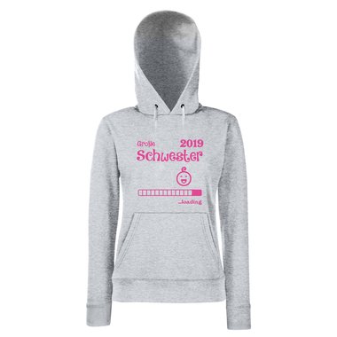 Damen Hoodie - Groe Schwester 2019 loading