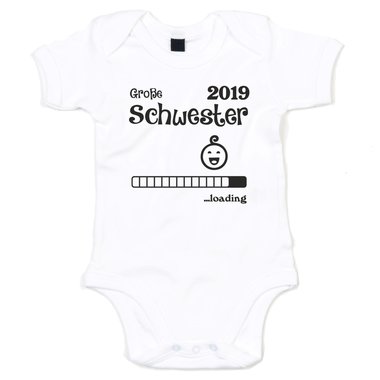 Baby Body - Groe Schwester 2019 loading weiss-schwarz 68-80