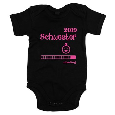 Baby Body - Schwester 2019 loading schwarz-weiss 68-80