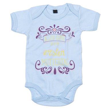 Baby Body - Alles Gute zum ersten Muttertag dunkelblau-lila 50-62