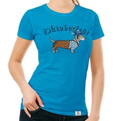 Damen T-Shirt - Oktoberfest Dackel