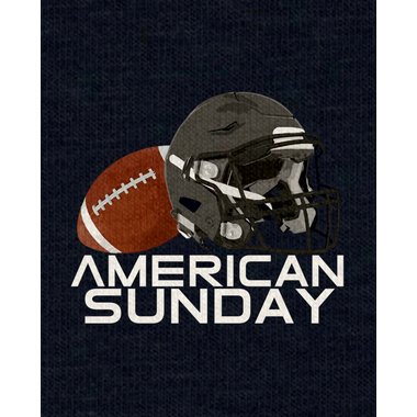 Damen T-Shirt V-Ausschnitt - American Sunday fuchsia-weiss XS