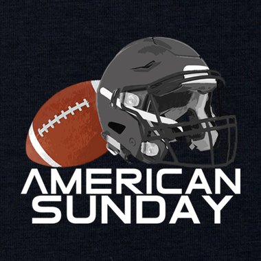 Kinder T-Shirt - American Sunday dunkelblau-weiss 98-104