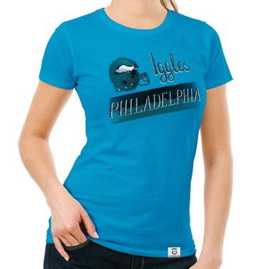 Damen T-Shirt - Iggles - Philadelphia gelb-grn XXL